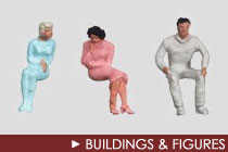 HO Scale Buildings and Figures